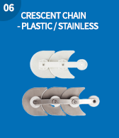 PLASTIC,- SEWAGE CHAIN - CRESCENT CHAIN